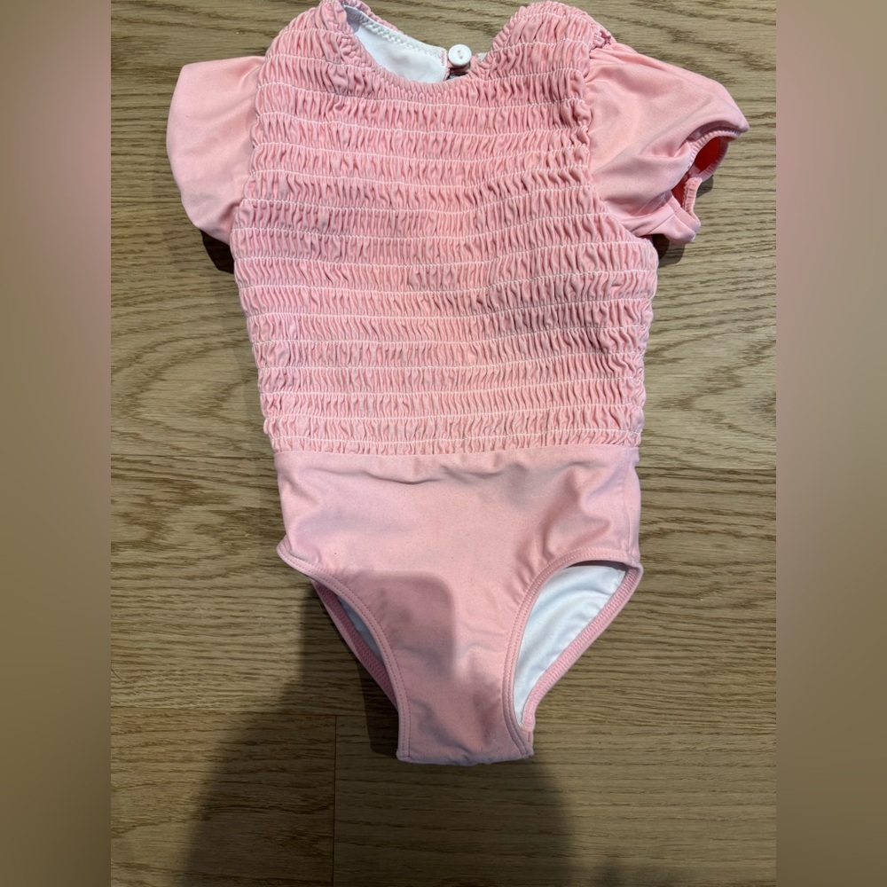 Girls minnow swim suit pink (sherbet)